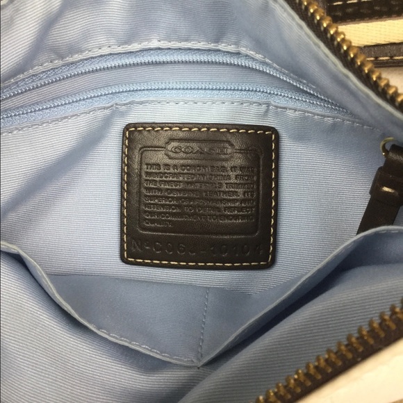 ‼️SOLD COACH MULTI COLOR BLUE BROWN MINI BAG - Picture 4 of 5